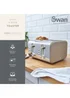 Swan 4 Slice Nordic Style Toaster - One Size Image 3