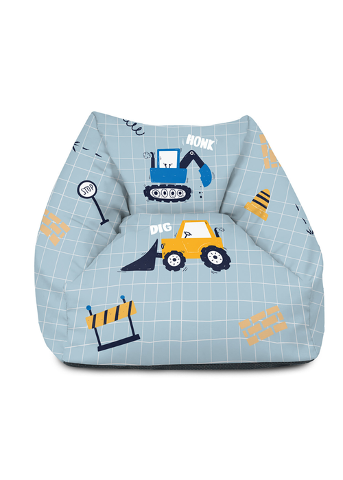 rucomfy Printed Kids Snuggle Chair Dig-It Beanbag - One Size Image 2