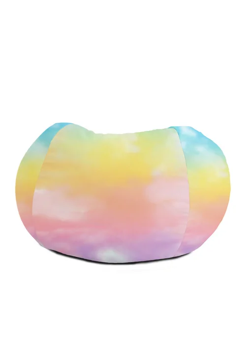 rucomfy Printed Medium Tye Dye Beanbag - One Size Image 2