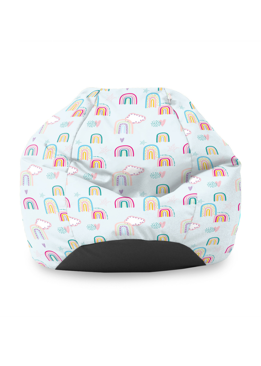 rucomfy Printed Kids Classic Rainbow Sky Beanbag - One Size Image 2