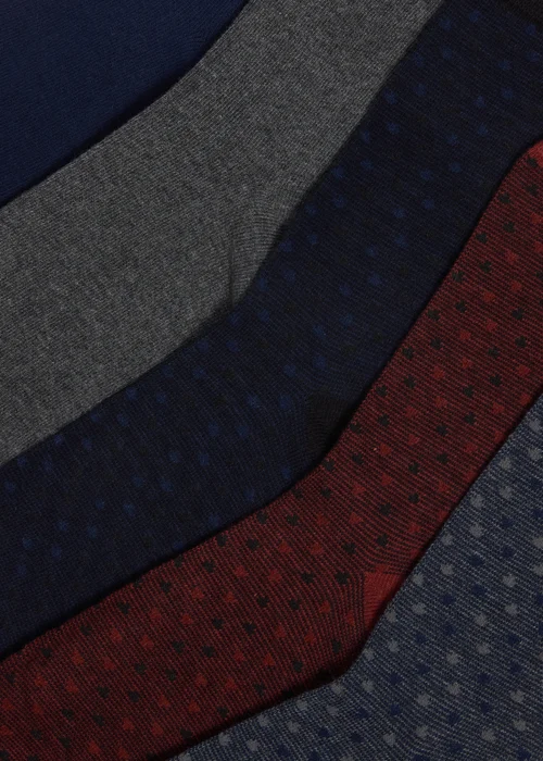 5 Pack Multicolour Patterned Socks - 6-8.5 Image 2