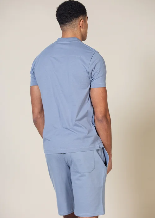 French Connection Blue Cotton Trophy Polo and Short Set - XXL Image 2