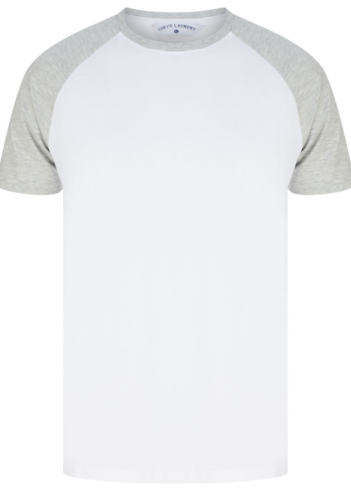 Tokyo Laundry White Raglan Short Sleeve T-Shirts 3-Pack - S Image 3