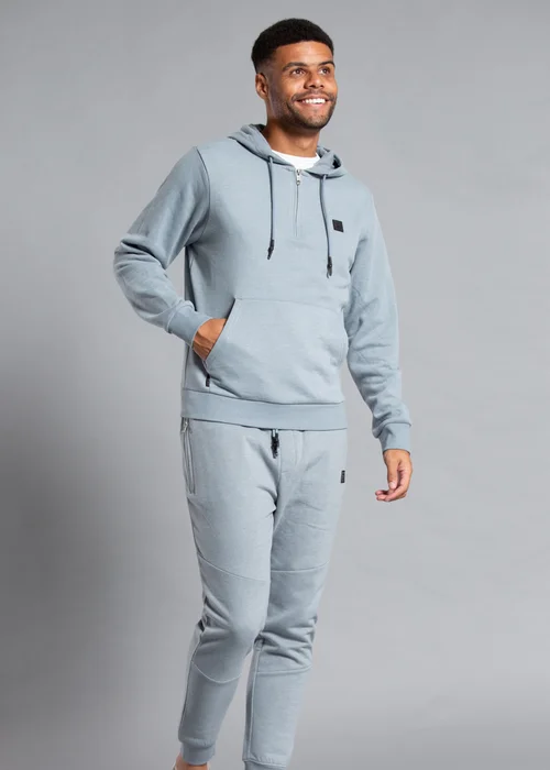 Tokyo Laundry Grey Zip Neckline Hoody - S Image 3