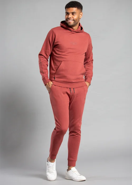 Tokyo Laundry Red Cotton Blend Staple Drawstring Joggers - S Image 2