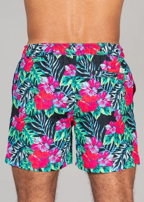 Tokyo Laundry Blue Printed Swim Shorts 2-Pack - S Image 5