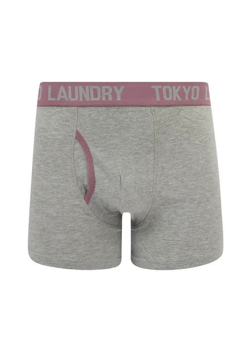 Tokyo Laundry Black & Grey Cotton 6-Pack Boxers - S Image 4