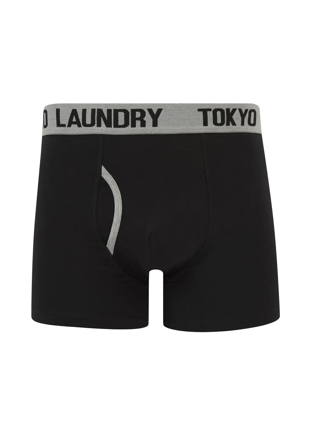 Tokyo Laundry Black & Grey Cotton 6-Pack Boxers - S Image 5