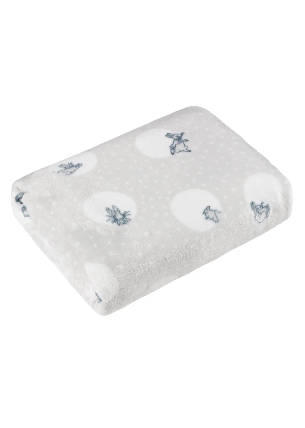 Peter Rabbit TM Spot Me Fleece Throw 130 x 180cm - 130 x 180cm Image 1