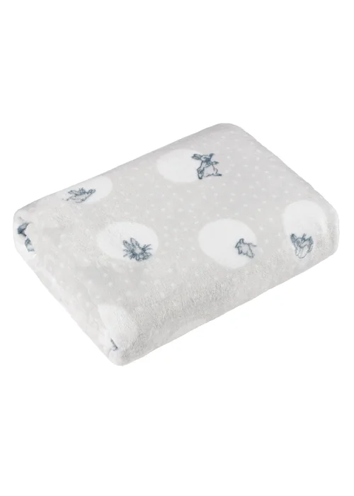 Peter Rabbit TM Spot Me Fleece Throw 130 x 180cm - 130 x 180cm Image 1