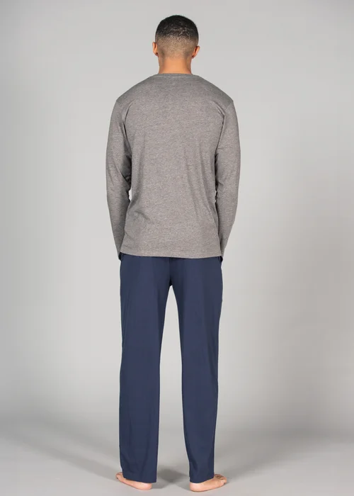 Tokyo Laundry Grey Cotton 2-Piece Top and Jersey Bottoms Pyjama Set - XXL Image 2