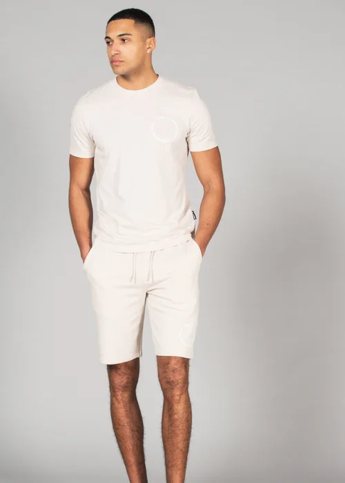 Tokyo Laundry Stone Cotton T-Shirt and Shorts Co-ord Set - Small Image 4