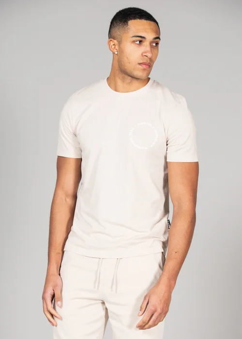 Tokyo Laundry Stone Cotton T-Shirt and Shorts Co-ord Set - Small Image 1