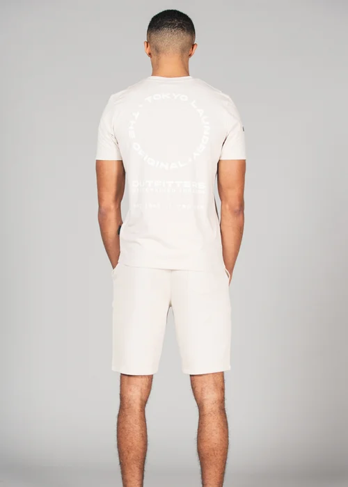 Tokyo Laundry Stone Cotton T-Shirt and Shorts Co-ord Set - Small Image 2