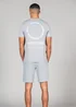 Tokyo Laundry Grey Cotton T-Shirt and Shorts Co-ord Set - Medium Image 2