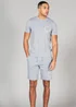 Tokyo Laundry Grey Cotton T-Shirt and Shorts Co-ord Set - Medium Image 4