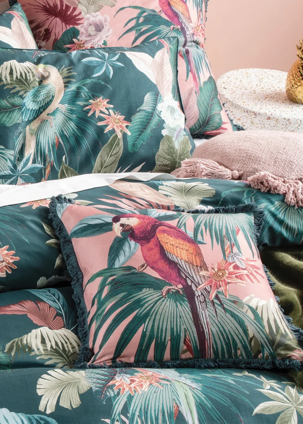 Linen House Fernanda Tropical Duvet Cover Set - Single Image 3