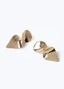 Muse Gold Twist Extended Studs - One Size Image 2