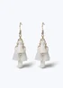 White Tassel Earring - One Size Image 1