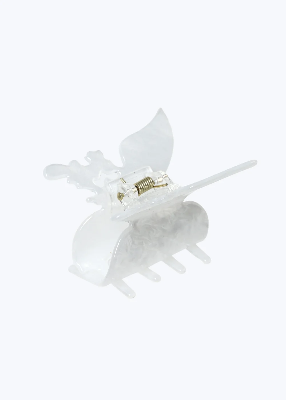 Muse White Butterfly Hair Clamp - One Size Image 2