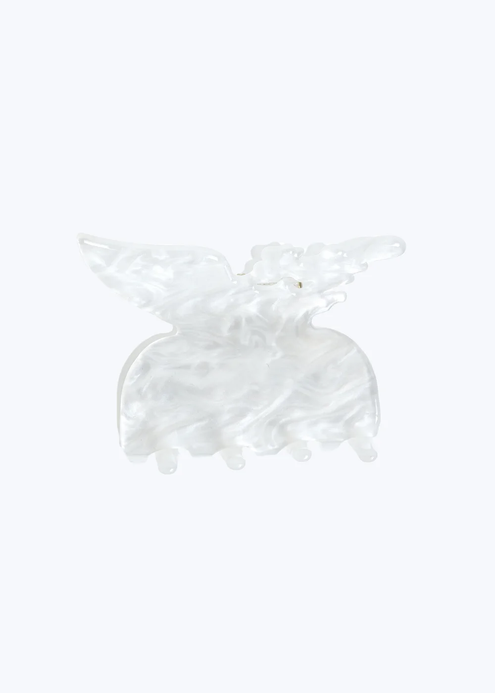Muse White Butterfly Hair Clamp - One Size Image 3