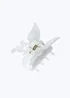 Muse White Butterfly Hair Clamp - One Size Image 1