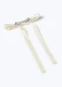 Muse Cream Bow Hair Clip - One Size Image 3