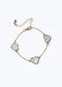 Muse White Heart Bracelet - One Size Image 1