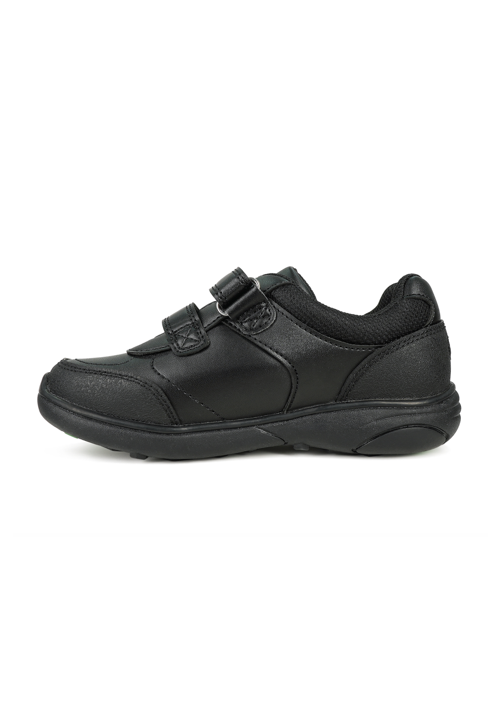 ToeZone Boys Black Ace Coated Leather Football School Shoes (Younger 8 - Older 2) - 9 Infants Image 4
