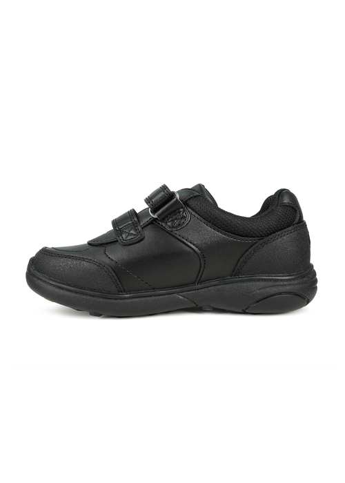 ToeZone Boys Black Ace Coated Leather Football School Shoes (Younger 8 - Older 2) - 9 Infants Image 4