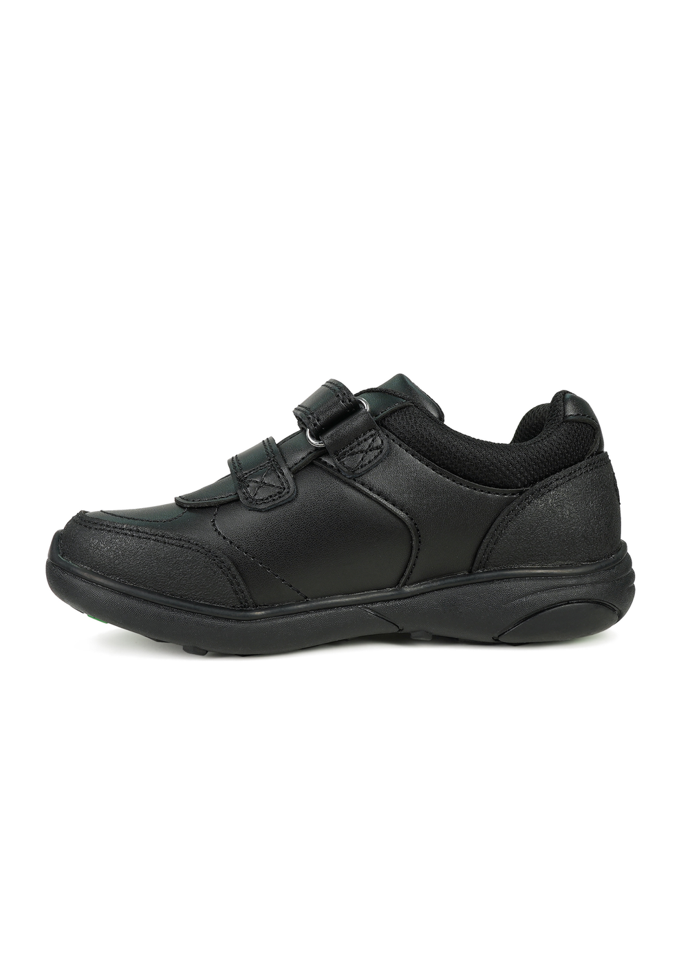ToeZone Boys Black Harry Coated Leather Football School Shoes (Younger 8 - Older 2) - 1 Infants Image 4