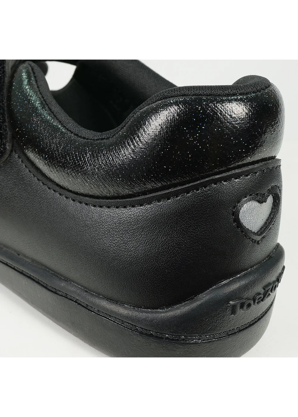 ToeZone Girls Black Amy Coated Leather Bunny School Shoe (Younger 8 - Older 2) - 1 Infants Image 5