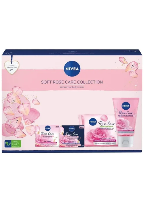 Nivea Pale Pink Soft Rose Care Set - One Size Image 2