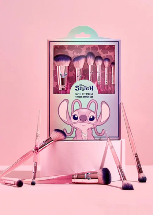Spectrum x Disney Stitch Angel Makeup Purple Brush Set - One Size Image 3