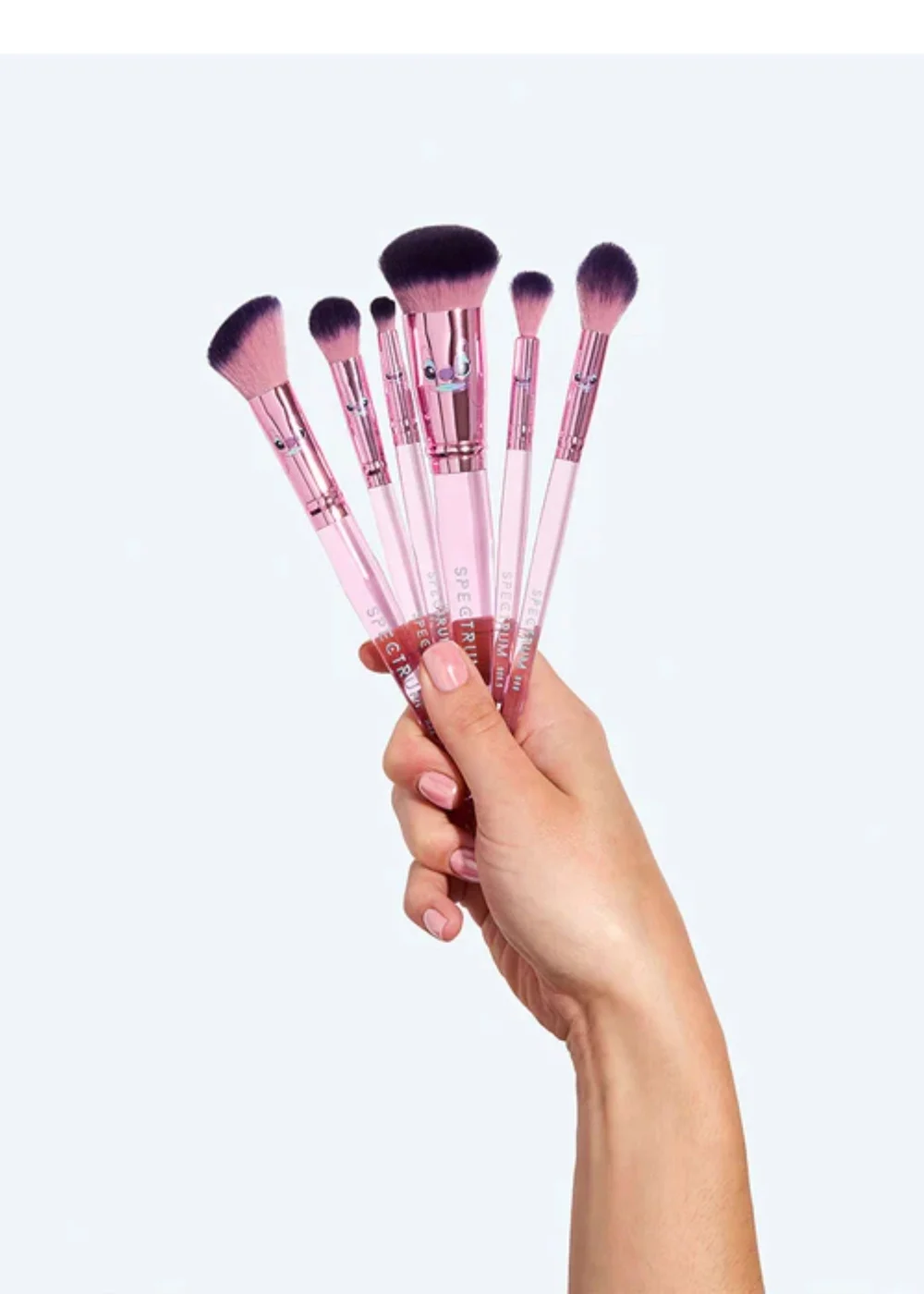Spectrum x Disney Stitch Angel Makeup Purple Brush Set - One Size Image 2