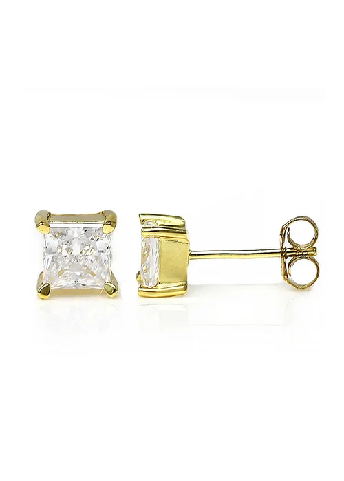 Say It With Gold Princess Earrings - One Size Image 1