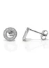 Say It With Silver Circle of Life Earrings - One Size Image 1