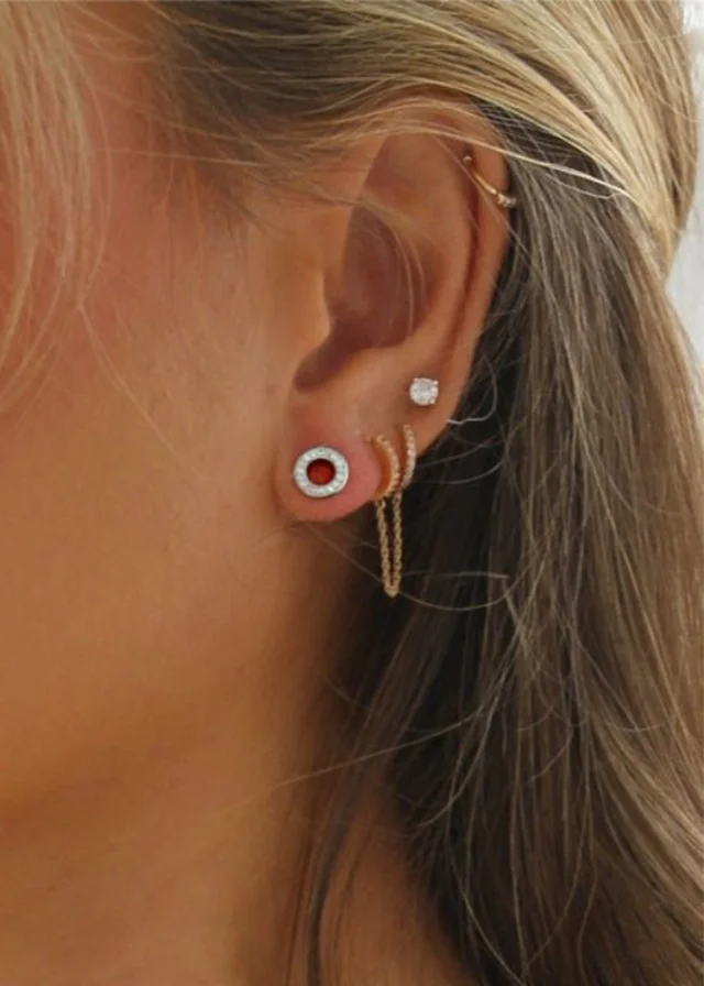 Say It With Silver Circle of Life Earrings