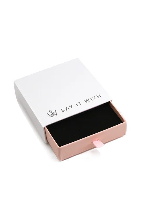 Say It With Sterling Silver Halo Bangle - One Size Image 3