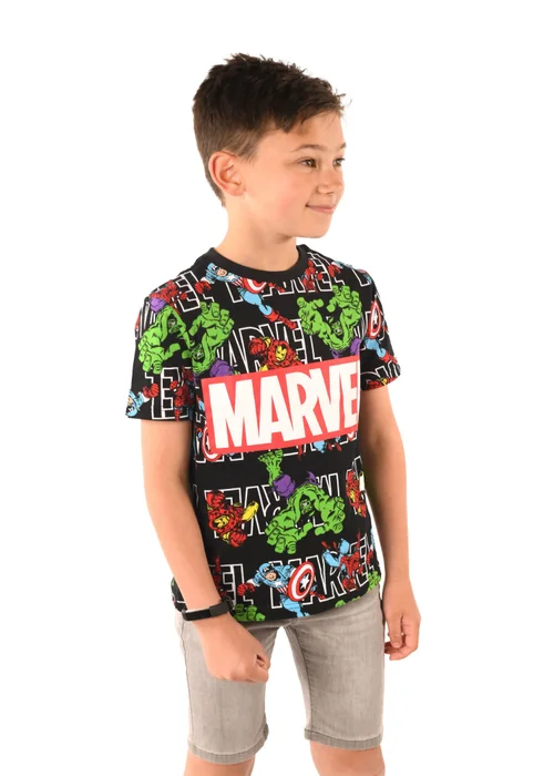 Marvel Kids T Shirt (8-12 yrs) - 7-8 Yrs Image 1