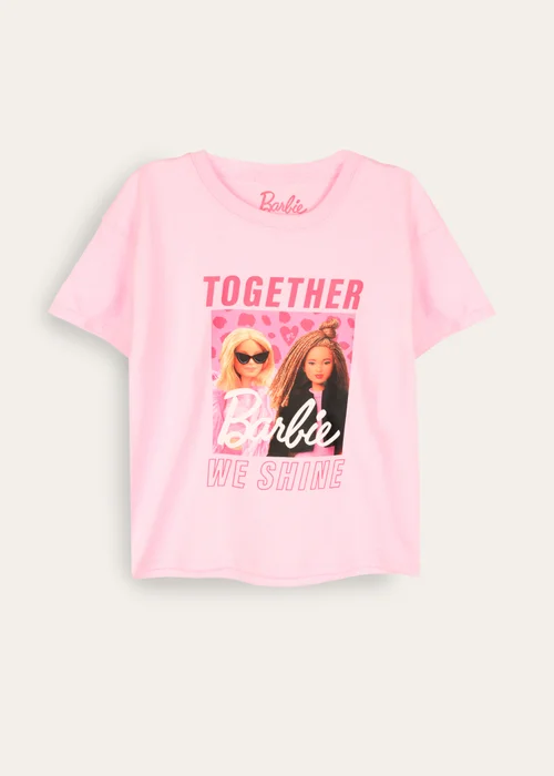 Barbie Pink Kids T Shirt (5-10 yrs) - Age 5-6 Years Image 1