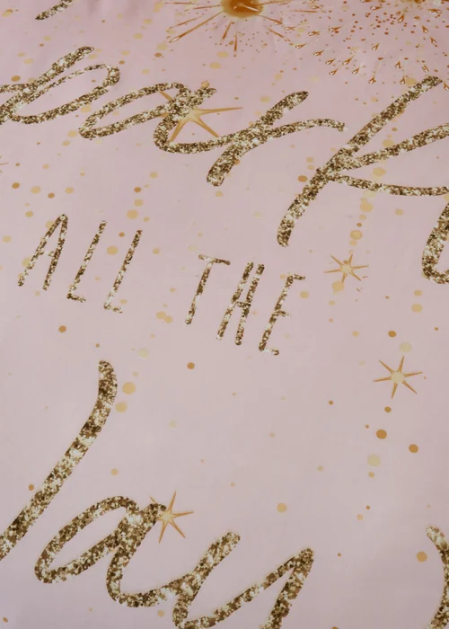 Catherine Lansfield Christmas Sparkle Reversible Duvet Cover Set - Single Image 4