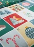 Catherine Lansfield Christmas Advent Calendar Reversible Duvet Cover Set - Single Image 4