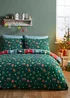 Catherine Lansfield Christmas Advent Calendar Reversible Duvet Cover Set - Single Image 2