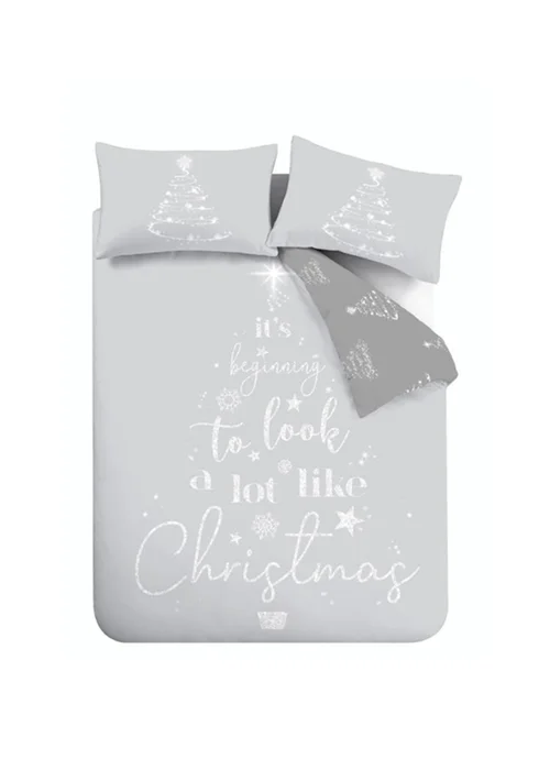 Catherine Lansfield A Lot Like Christmas Reversible Duvet Cover Set - Single Image 5
