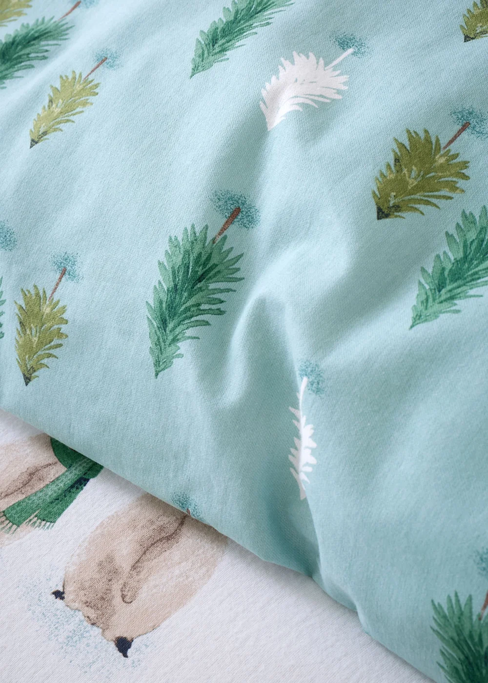 Catherine Lansfield Brushed Snowy Penguin Reversible Duvet Cover Set - Single Image 4
