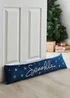Catherine Lansfield Christmas Sparkle Door Draught Excluder (90x20cm) - One Size Image 2