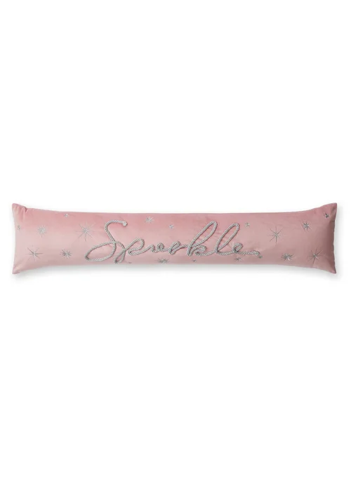 Catherine Lansfield Christmas Sparkle Door Draught Excluder (90x20cm) - One Size Image 1