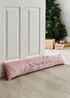 Catherine Lansfield Christmas Sparkle Door Draught Excluder (90x20cm) - One Size Image 2