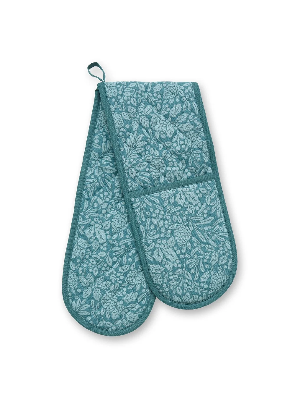 Catherine Lansfield Majestic Stag Cotton Kitchen Double Oven Glove - One Size Image 1
